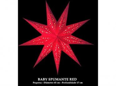 Candeeiro Estrela Starlightz Spumante Red